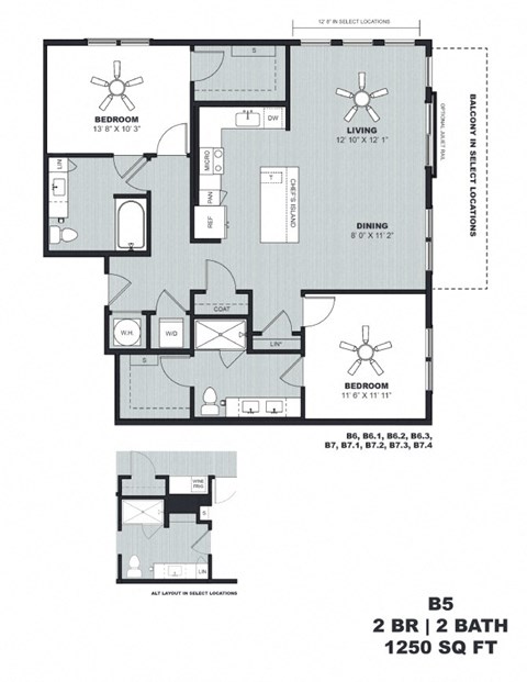 a floor plan of a house with bedrooms and a bathroom